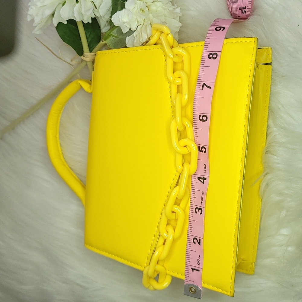 SHEIN Shoulder/ Cross Body Chain Bags Yellow, Hot Pink, and Lilac Bundle - Picture 4 of 8